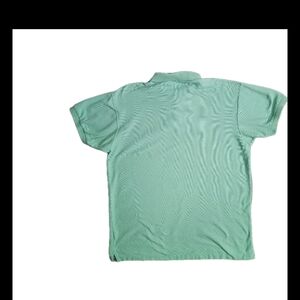 Vintage PATAGONIA  Mint Green Short Sleeve POLO Shirt  100% COTTON Size Large